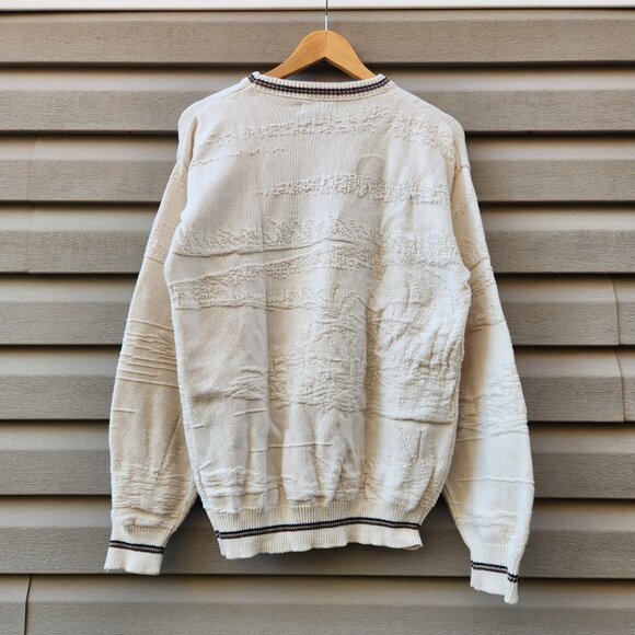 Vintage 90's Fieldmaster Embrioded Nature Fish Boat Sweatshirt Pullover USA Made - Picture 5 of 5